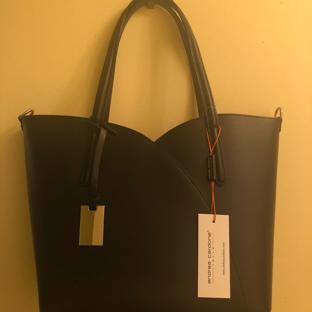Italian Leather Handbag by Andrea Cardone